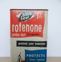 Black Leaf Rotenone Garden Dust Container (with lid)