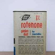 Black Leaf Rotenone Garden Dust Container (with lid)