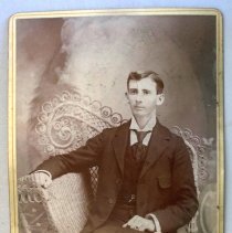 Clyde H. Law (with newspaper clipping)