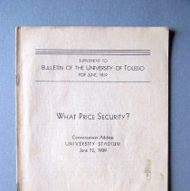 Bulletin (What Price Security?)