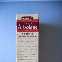 Albolene Mineral Oil Bottle (with cap and box)