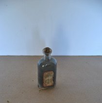 Apothecary Bottle of Lead Shot (with cork)