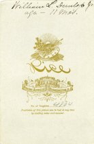 Inscription on William L. Dunlop Jr. Photograph