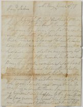 John Parke Custis Letter to Martha Washington
