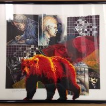 Self-Portrait with Random Red Bear