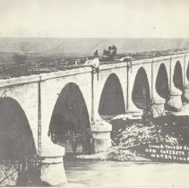 Waterville Interurban Bridge under Construction