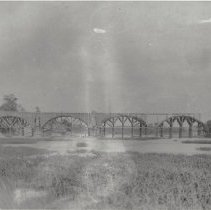 Waterville Interurban Bridge under construction