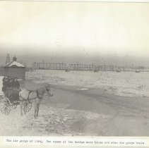 Iron Bridge before ice gorge destroyed bridge