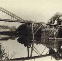 Foot Bridge over the Miami & Erie Canal at Waterville, Ohio