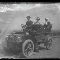 Three people in a car in Bristol, Connecticut
