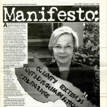 Cover of May 1998 Manifesto