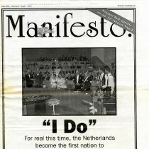 Cover of May 2001 Manifesto