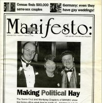 Cover of September 2001 Manifesto