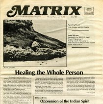 COver of May 1985 Matrix.