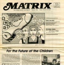 Cover of February 1986 Matrix.