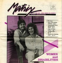 Cover of May 1986 Matrix.