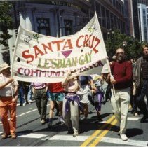 Santa Cruz Lesbian and Gay Community center march at SF Pride