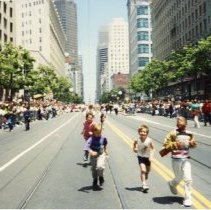 Kids run at SF Pride