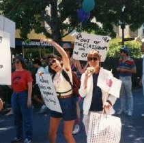 People march at Santa Cruz Pride