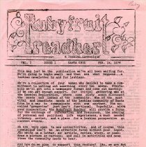 Cover of Rubyfruit Readher Vol. 1