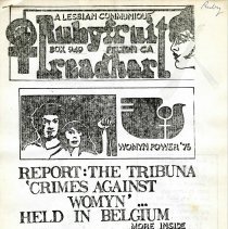 Cover of Rubyfruit Readher Issue 4