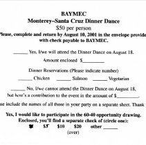 BAYMEC Ticket