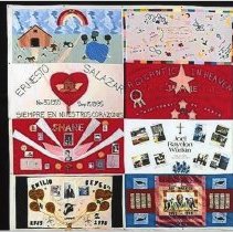 Quilt from AIDS Memorial display.