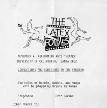 The Latex Follies program additions