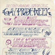 2nd SC Pride week poster