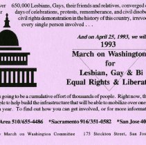 march on washington flier