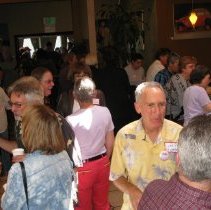 People at reception.