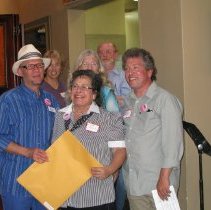 Mardi Brown accepts lifetime achievement award.