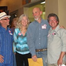 Terry Cavanagh accepts lifetime achievement award.