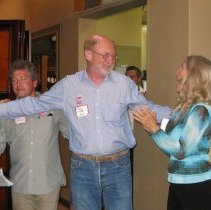 John Laird recieves award.