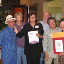 Margaret Leonard and Clare Sheils recieve lifetime achievment award.