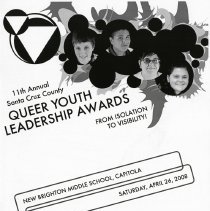 Cover of gay youth leadership award