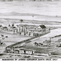 Illustration of James Corcoran ranch.