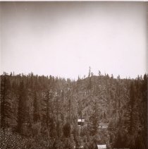 Farm with barns and crops.