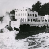 The castle at Capitola Beach.