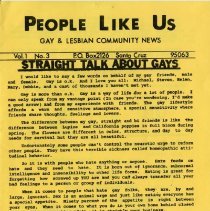 People Like Us newslatter.