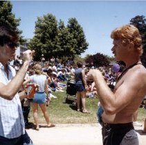 Candid of Santa Cruz Pride 1984.