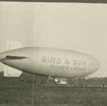 A Baby "Blimp" at Haverhill Airport