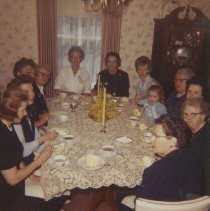 At Joyce Goodwin's home