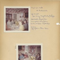 XV Club Scrapbook Page 1 Back