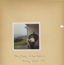 XV Club scrapbook page 2 back