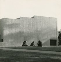 Students on Lawn Near Theatre