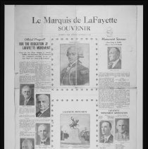 Lafayette Statue Dedication Program