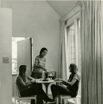 Student Making food for two others students