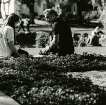 Two Students Studying ca 1970s