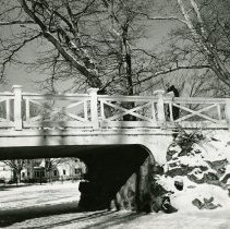 Student Walking on Bridge (BJC)